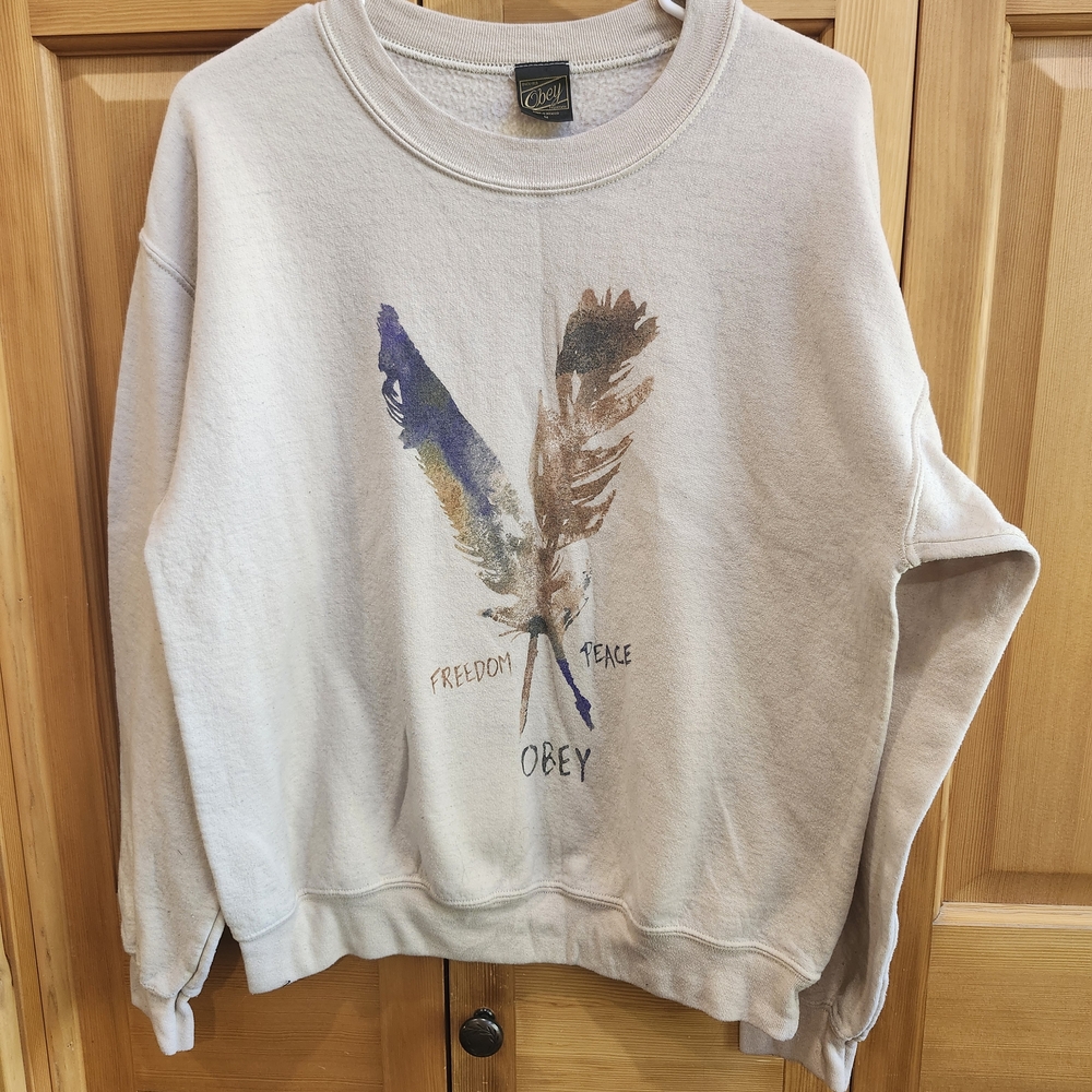 Obey Feather Graphic Sweatshirt